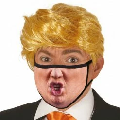 Fiestas Guirca Shouting Man Face Mask