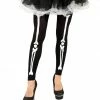 Fiestas Guirca Skeleton Bones Footless Tights