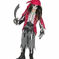 Widmann Halloween Skeleton Pirate Costume Boy