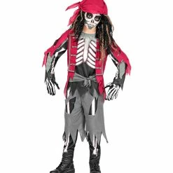 Widmann Halloween Skeleton Pirate Costume Boy