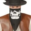 Fiestas Guirca Halloween Accessories Skull Face Bandana Mask