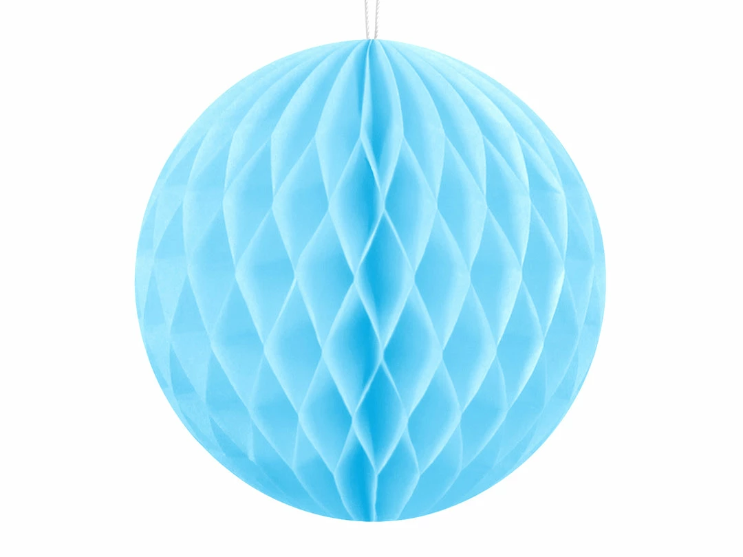 Partydecor Sky Blue Honeycomb Decoration 10cm