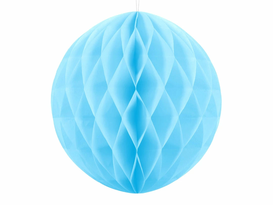 Partydecor Party Supplies Sky Blue Honeycomb Decoration 20cm