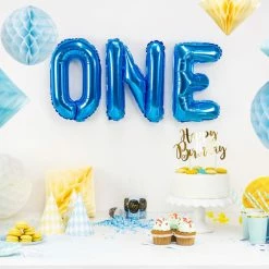 Partydecor Party Supplies Sky Blue Honeycomb Decoration 30cm