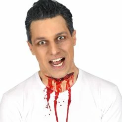 Widmann Slashed Throat Fake FX Halloween Accessories