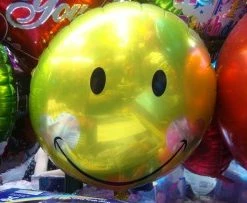 My Fancy Dress Party Supplies Yellow Smiley Face Foil Balloon