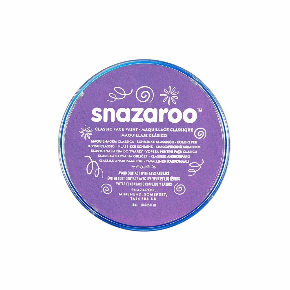 Facepaints & FX Snazaroo Face And Body Paint Lilac