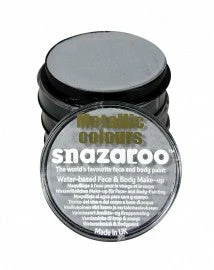 Facepaints & FX Snazaroo Face And Body Paint Metallic Silver