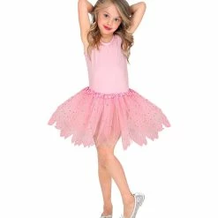 Fiestas Guirca Sparkling Tutu Skirt Pink Kids Christmas Costumes