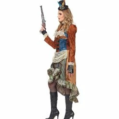 Widmann Steampunk Costume With Mini Hat Ladies