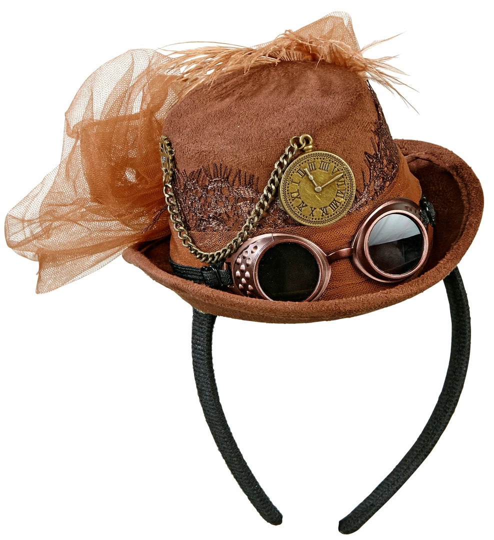 Widmann Steampunk Watch Mini Top Hat Victorian Costumes