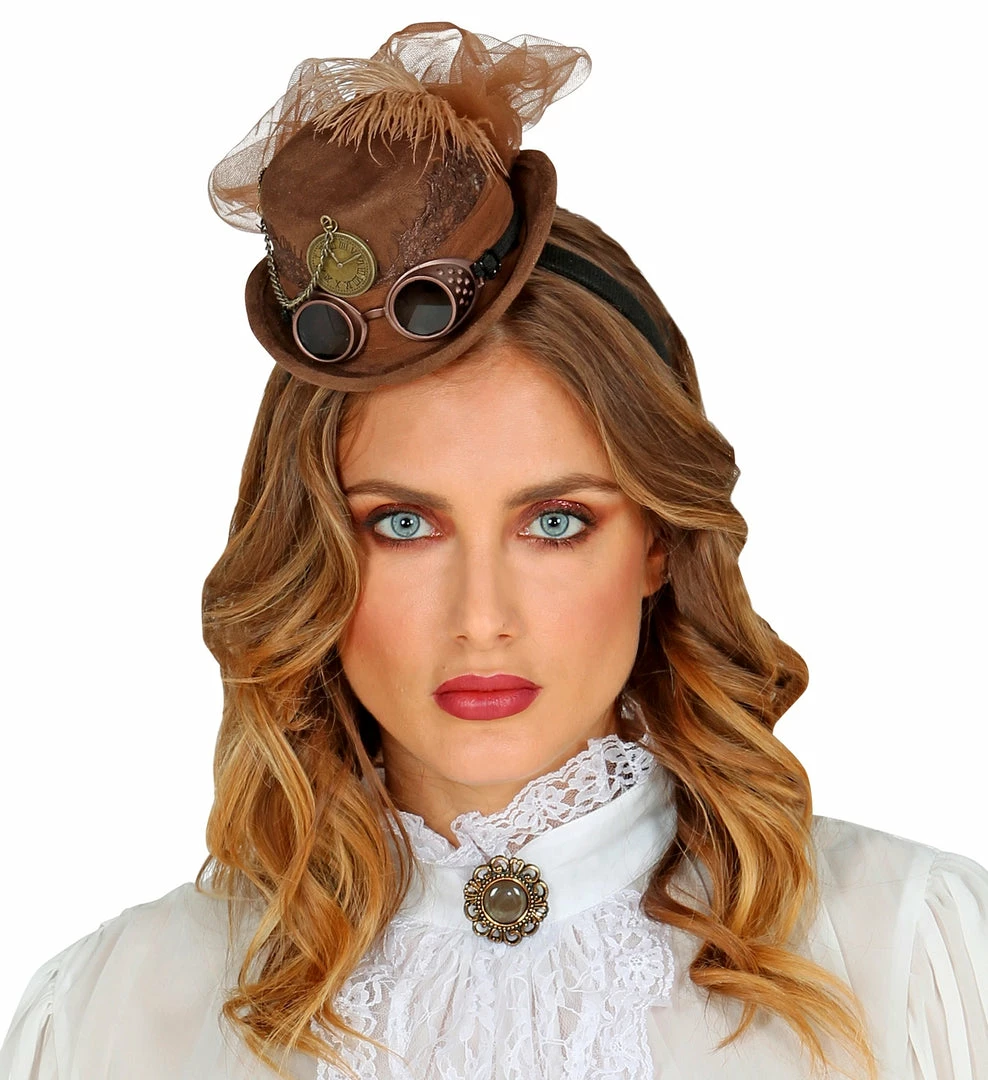 Widmann Steampunk Watch Mini Top Hat Victorian Costumes