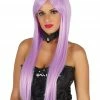 Fiestas Guirca Straight Long Lilac Wig Deluxe