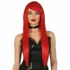 Fiestas Guirca Wigs Straight Long Red Wig Deluxe