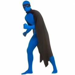 Wicked Superhero & Villiain Super Hero Cape Black Costume