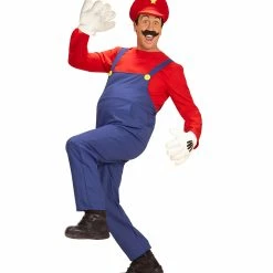 Widmann Super Plumber Mario Red Costume