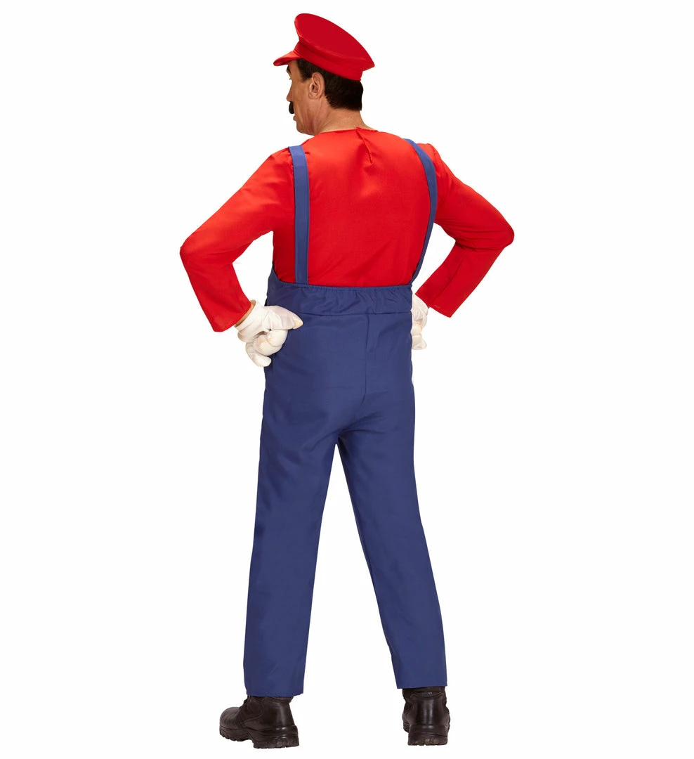 Widmann Super Plumber Mario Red Costume