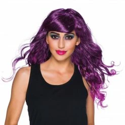Bristol Halloween Accessories Temptress Purple Wig