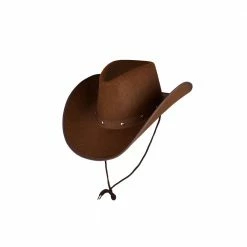 Wicked Texan Cowboy Hat Dark Brown Western Costumes