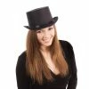 Bristol Victorian Costumes Top Hat Black Satin