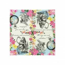 Talking Tables Party Supplies Truly Alice Cocktail Napkins Pack Of 20