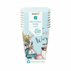 Talking Tables Party Supplies Truly Alice Blue Cups Pack Of 8