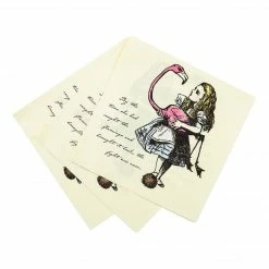 Talking Tables Party Supplies Truly Alice Paper Napkins Pack Of 20
