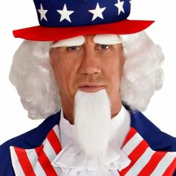 Widmann World Costumes Uncle Sam Wig, Eyebrow And Goatee Set