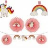 Fiestas Guirca Unicorn Garland 14 Piece Party Decoration