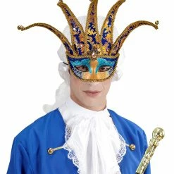 Widmann Costume Accessories Venetian Jester Carnival Mask