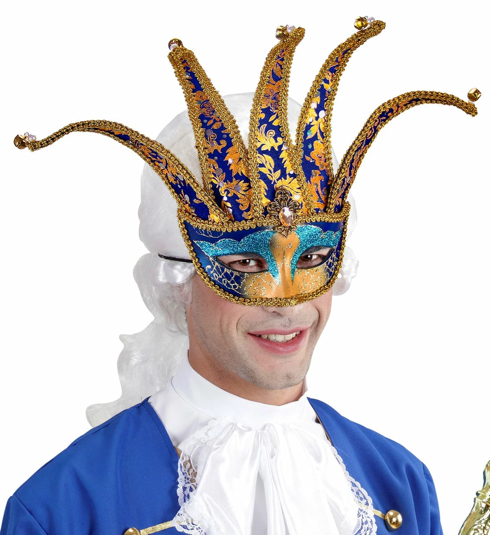Widmann Costume Accessories Venetian Jester Carnival Mask