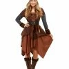 Smiffy's Medieval, Renaissance & Tudor Costumes Viking Barbarian Queen Costume