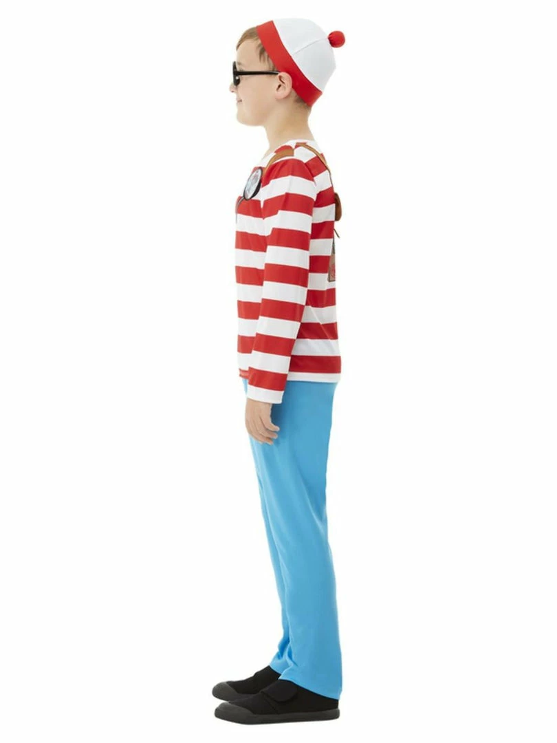 Smiffy's Book Week Deluxe Where's Wally Costume Child's