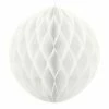 Partydecor Christmas Gift And Decoration Ideas White Honeycomb Decoration 20cm