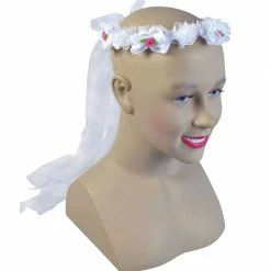 Bristol 1960's White Flower Headband