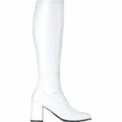 Wicked White Go Go Boots