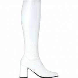 Wicked White Go Go Boots