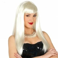 Fiestas Guirca White Long Wig