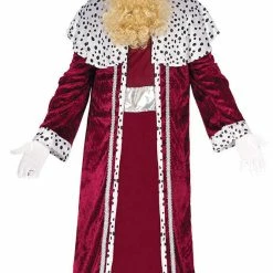 Fiestas Guirca Wise Man King Balthazar Costume Adult Red Christmas Costumes