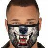 Fiestas Guirca Wolf Face Mask Werewolf Costume