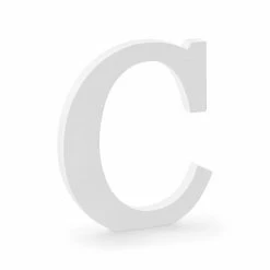 Partydecor Wooden Letter C Wedding Decor
