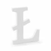 Partydecor Wooden Letter Ł Wedding Decor