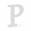 Partydecor Wooden Letter P Wedding Decor
