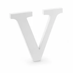 Partydecor Christmas Gift And Decoration Ideas Wooden Letter V