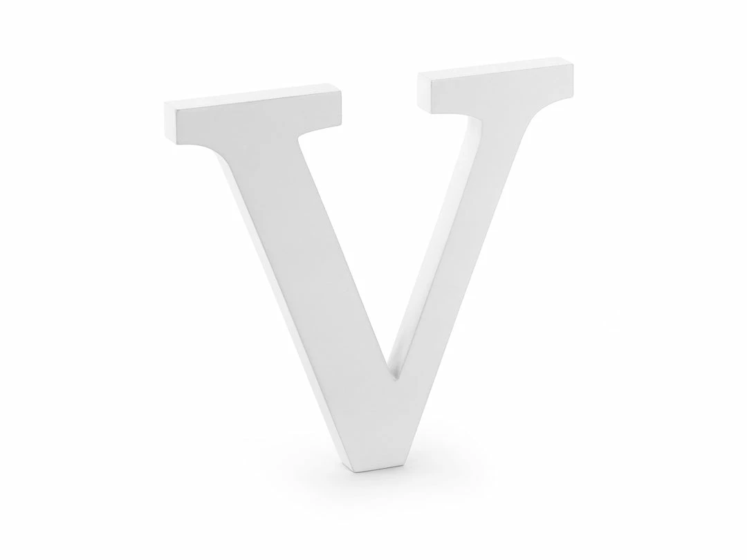 Partydecor Christmas Gift And Decoration Ideas Wooden Letter V