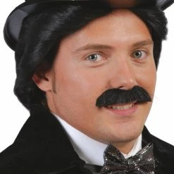 Fiestas Guirca Beards & Moustaches Black Moustache