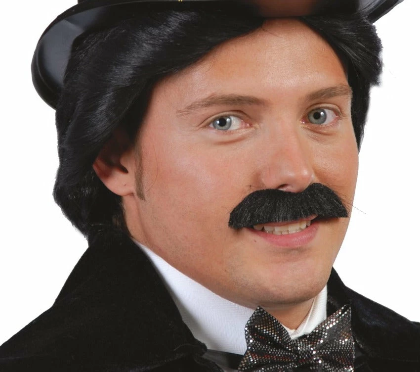 Fiestas Guirca Beards & Moustaches Black Moustache