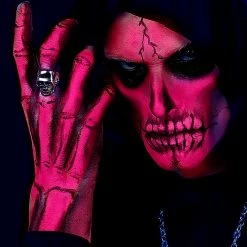 Widmann Facepaints & FX Neon Paint Aqua Face And Body Paint 30ml Pink