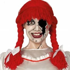Fiestas Guirca Halloween Accessories Red Ragdoll Wig