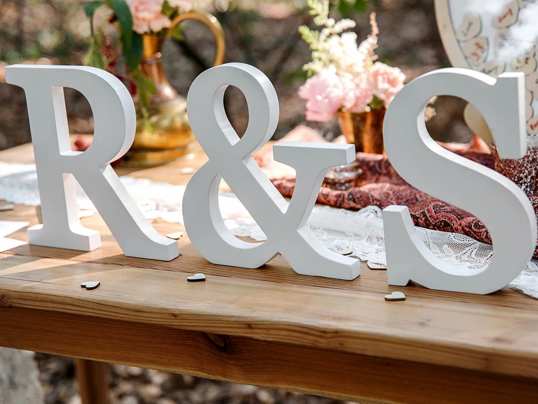 Partydecor Christmas Gift And Decoration Ideas Wooden Letter R Wedding Decor